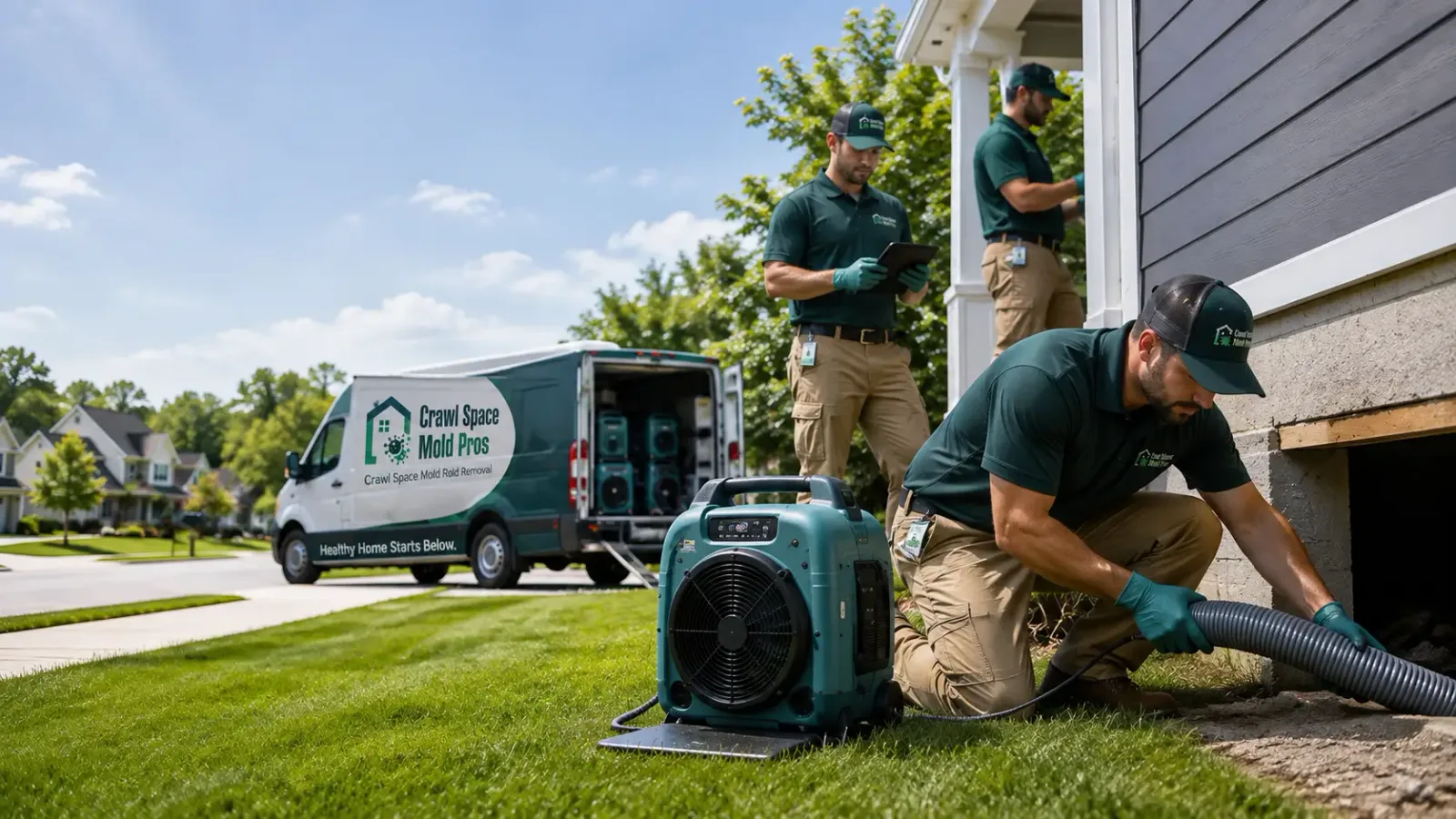 Crawl Space Mold Removal in Pittsford, VT